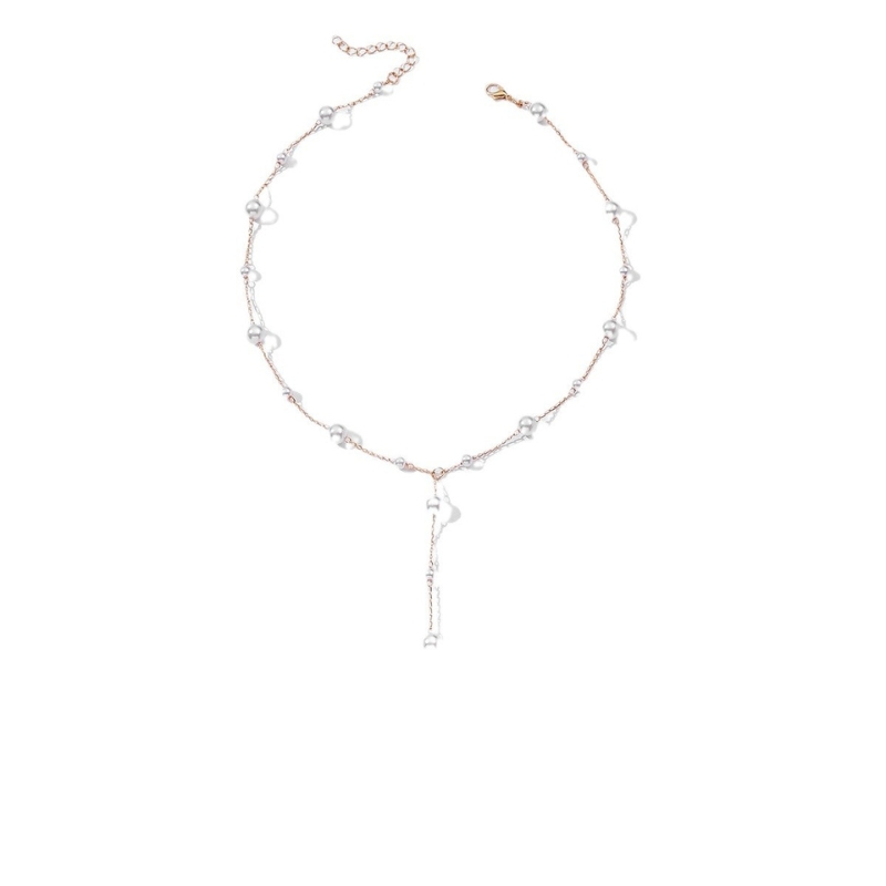 N22594 S925 Silver pearl necklace