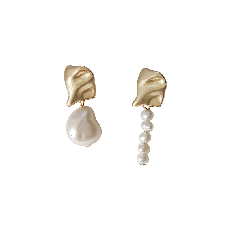 E22867 S925 silver baroque special-shaped freshwater pearls earring