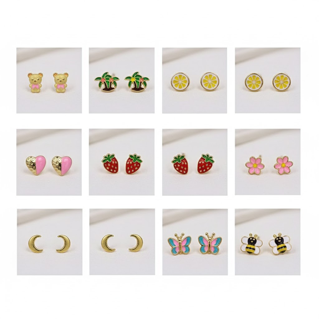 SE22289 S925 silver oil drip small earring